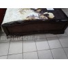 Кровать массив дерева 1600 «Карина-6» с ящиками Орех
